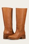 Frye Campus 14L Wide Calf - Saddle