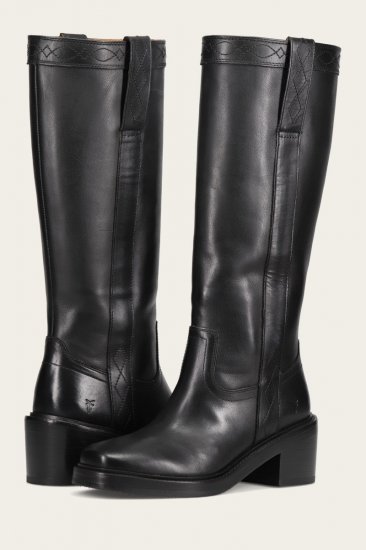 Frye Kate Pull On Wide Calf - Black - Click Image to Close