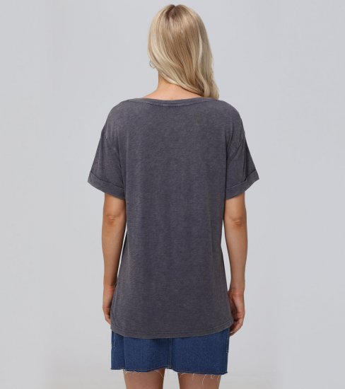Frye Rolled Cuff Graphic Tee - Rolled Cuff Graphic Tee - Click Image to Close