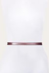 Frye 20mm Belt With 3 Pc Buckle Set & Leather Laced Edge - 20mm Belt With 3 Pc Buckle Set & Leather Laced Edge