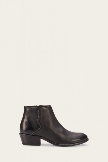 Frye Carson Piping Bootie - Black - Click Image to Close
