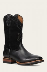 Frye Hauser Logo Stitch - Black-black