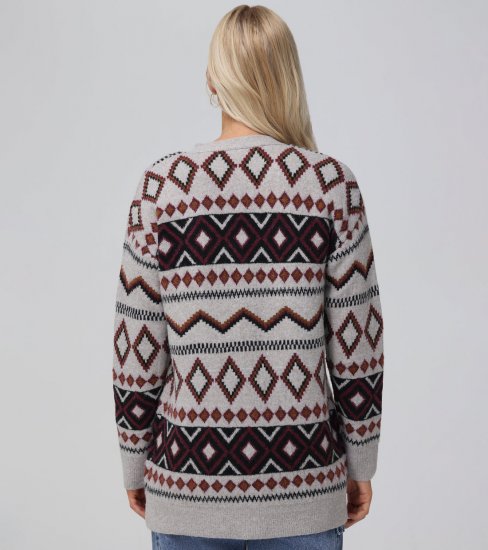 Frye Fairisle Boyfriend Cardigan - Fairisle Boyfriend Cardigan - Click Image to Close