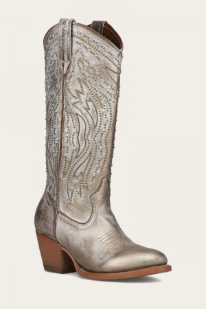 Frye Shelby Studded - Light-gold
