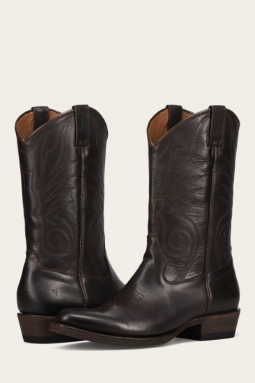 Frye Grady Vintage Stitch - Chocolate - Click Image to Close