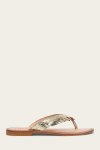 Frye Ava Fringe Sandal - Gold-mirror