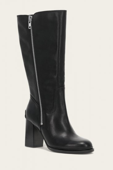 Frye Alex Heavy Zip - Black - Click Image to Close