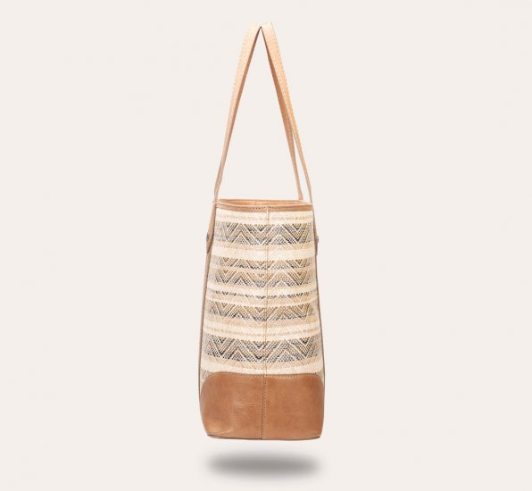 Frye Melissa Straw Shopper - Melissa Straw Shopper - Click Image to Close