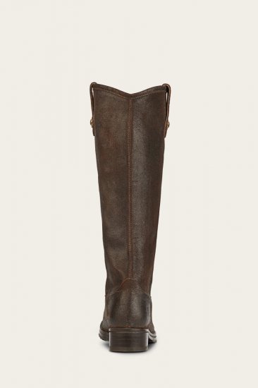 Frye Melissa Double Sole Button Lug Tall - Brown - Click Image to Close