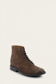 Frye Seth Cap Toe Lace Up - Dark-brown