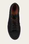 Frye Hoyt Low Lace - Black-suede