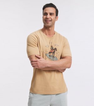 Frye Classic-Fit Crewneck Graphic Tee - Classic-Fit Crewneck Graphic Tee