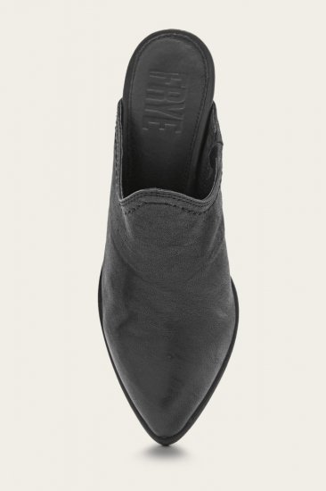 Frye Reed Mule - Black - Click Image to Close