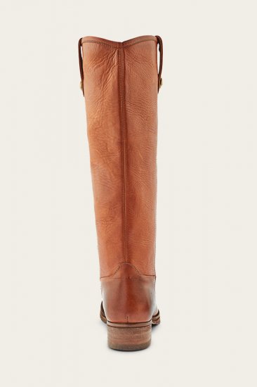 Frye Melissa Double Sole Button Lug Tall - Bronze - Click Image to Close