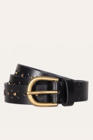 Frye 25MM Beaded Perf Belt - 25MM Beaded Perf Belt Frye 25MM Beaded Perf Belt - 25MM Beaded Perf Belt