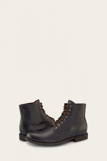 Frye Tyler Lace Up - Black - Click Image to Close