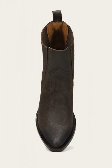 Frye Sacha Chelsea - Chocolate - Click Image to Close