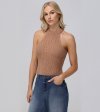 Frye Cable Halter Sweater - Cable Halter Sweater