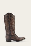 Frye Billy Daisy Pull On - Black-tooled