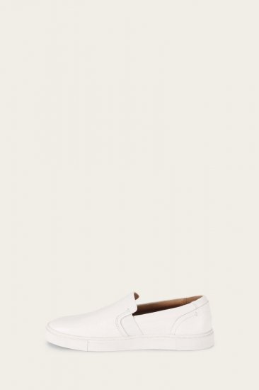 Frye Ivy Slip On - White - Click Image to Close