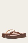 Frye Maya Buckle Thong Sandal - Cinnamon