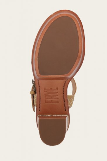 Frye Pipa Woodstock Sandal - Banana - Click Image to Close