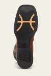 Frye Hauser Deco Stitch - Saddle-dark-brown