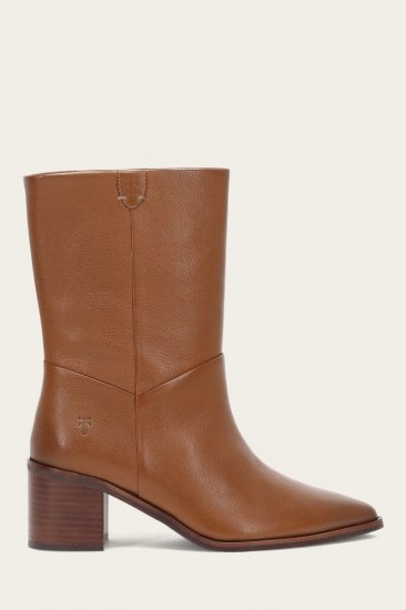 Frye Sadie Softy Mid - Dark-latte - Click Image to Close