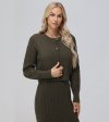 Frye Mixed Stitch Button Front Cardigan - Mixed Stitch Button Front Cardigan