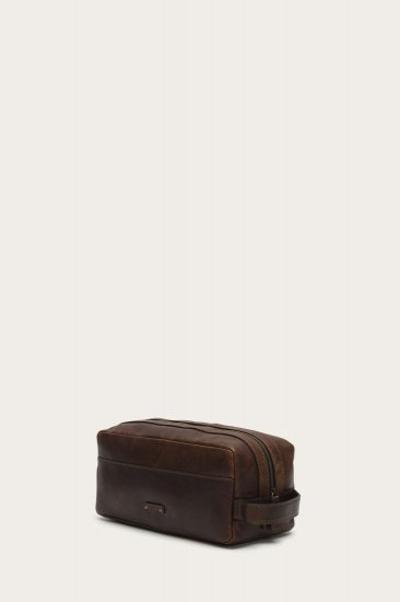 Frye Logan Travel Dopp - Dark Brown - Click Image to Close