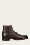 Frye Dylan Cap Toe Lace Up - Dark-brown