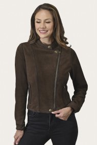 Frye Biker-racer Leather Jacket - Biker-racer Leather Jacket