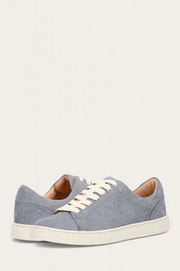 Frye Ivy Low Lace - Steel-blue-floral - Click Image to Close