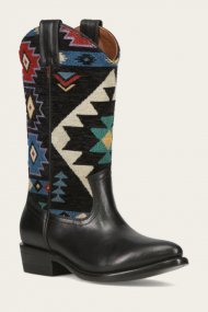 Frye Billy Pull On Southwest - Black-sw