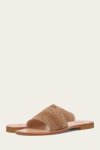 Frye Ava Woodstock Slide - Almond