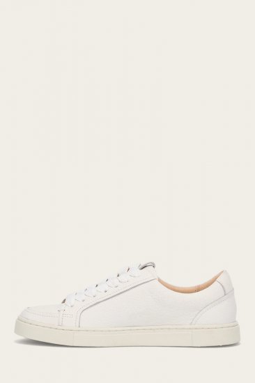 Frye Ivy Court Low Lace Sneaker - White - Click Image to Close