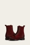 Frye Veronica Combat - Wine