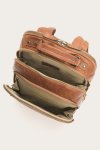 Frye Logan Multi Zip Backpack - Cognac