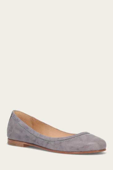 Frye Carson Ballet - Steel-blue - Click Image to Close