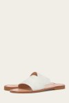 Frye Ava Woodstock Slide - White