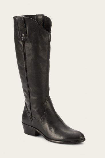 Frye Carson Pull On Wide Calf - Black - Click Image to Close