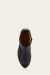Frye Carson Piping Bootie - Tumbled-black