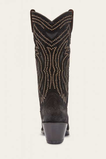 Frye Shelby Studded - Black - Click Image to Close
