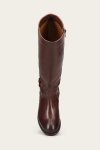Frye Melissa Belted Tall Wide Calf - Redwood