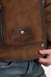 Frye Dark Taupe Biker Jacket - Frye Dark Taupe Biker Jacket