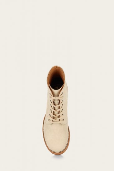 Frye Sabrina 6G Lace Up - Ivory - Click Image to Close