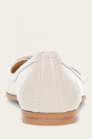 Frye Carson Logo Ballet - Ivory - Click Image to Close