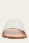 Frye Ava Woodstock Slide - White