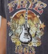 Frye Rolled Cuff Graphic Tee - Rolled Cuff Graphic Tee