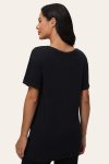 Frye Floral Graphic Rolled Cuff Tee - Floral Graphic Rolled Cuff Tee